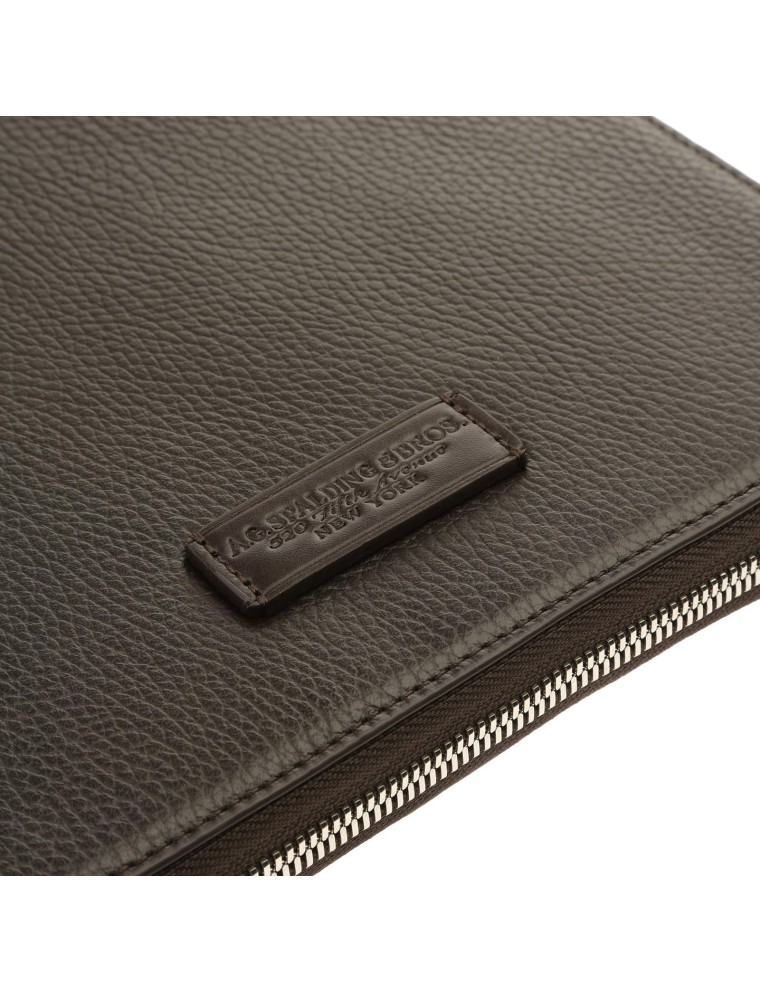 Portacarte Uomo A.G. Spalding&Bros New Century – Pelle Di Vitello, 4 Scomparti, Nero, 11x8x1 Cm - 2