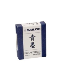 Sailor Cartridges Kiwa-Guro, Sei-Boku, and Sou-Boku with nano pigments