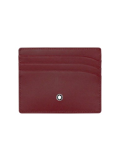 Montblanc » Porta carte di credito 6 scomparti Meisterstück Burgundy