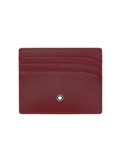 Montblanc » Porta carte di credito 6 scomparti Meisterstück Burgundy