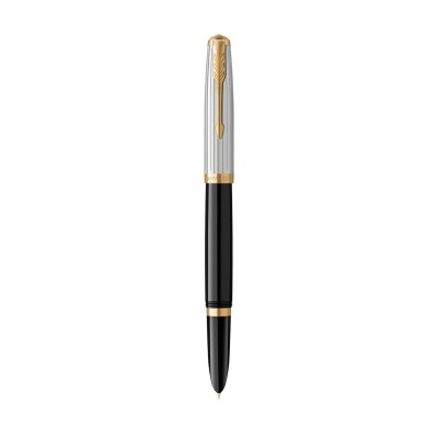 Parker 51 - Premium Black GT Fountain Pen 18k