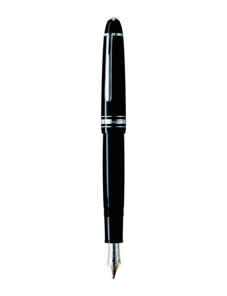 Parker IM penna stilografica, Azzurro e grigio premium con finiture  cromate, Punta media con cartuccia di inchiostro blu